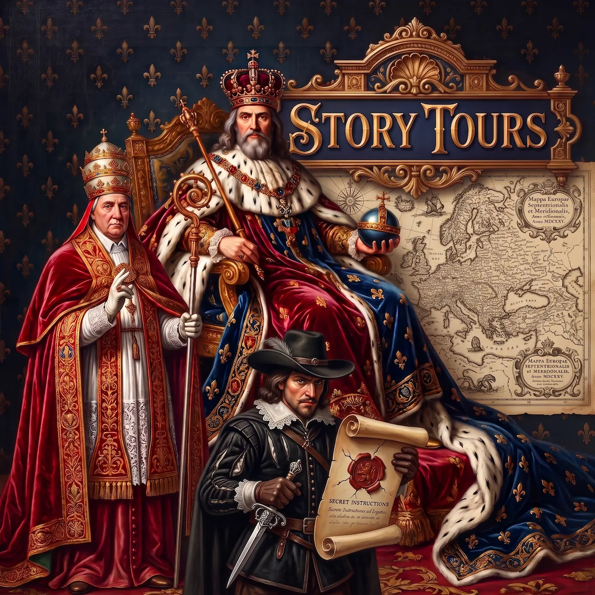 Story Tours brand illustration